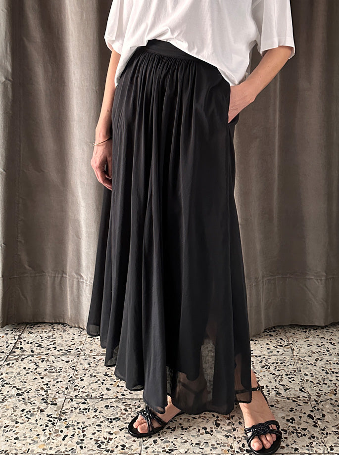 Forte Forte - My Skirt 14911 Voile Midi Noir