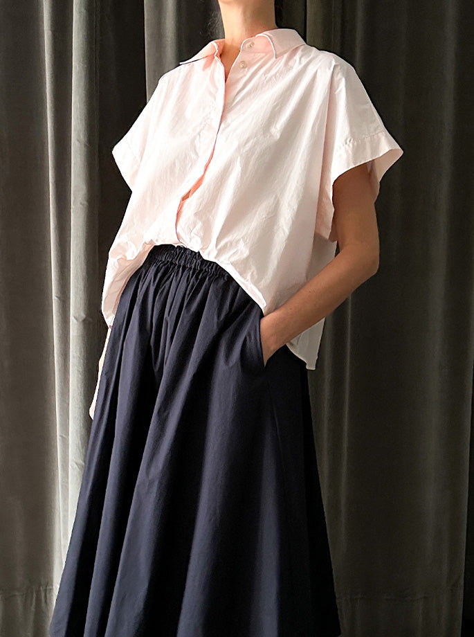 Forte Forte - My Shirt Popline Boxy Sleeveless Oyster