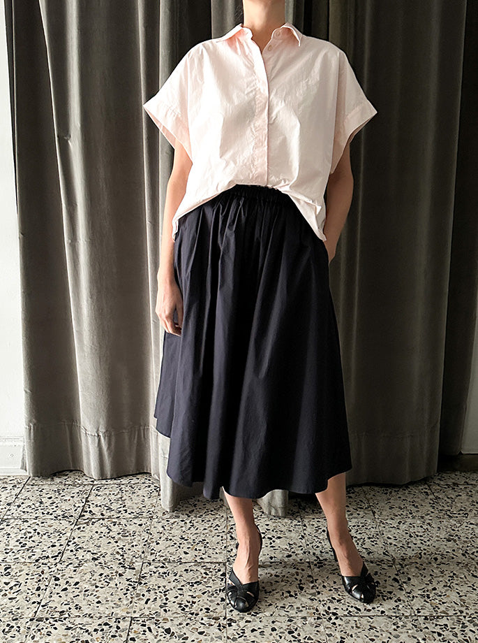 Forte Forte - My Shirt Popline Boxy Sleeveless Oyster