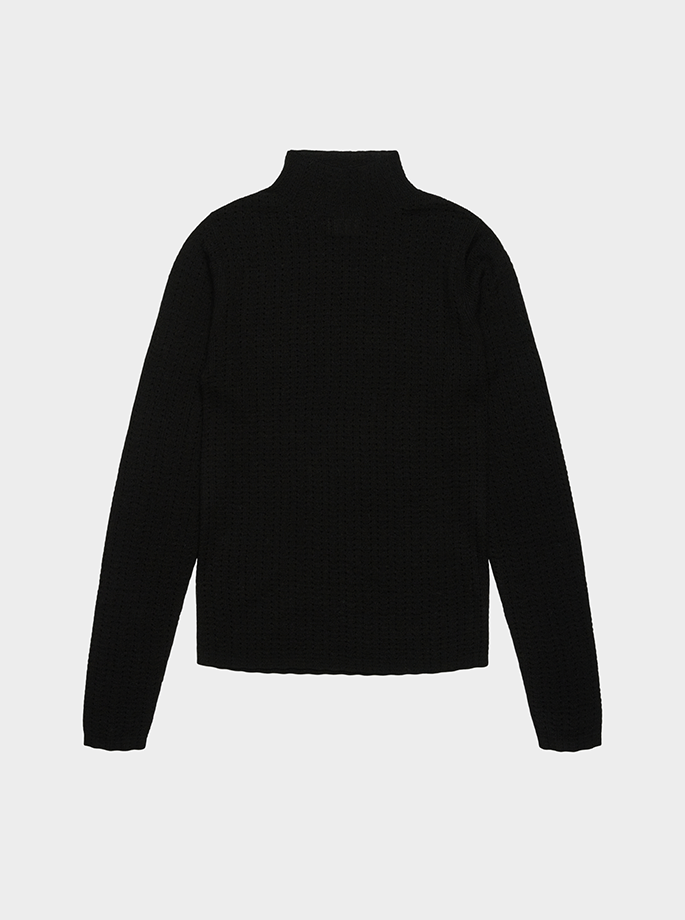 Fub - Highneck Strik sort