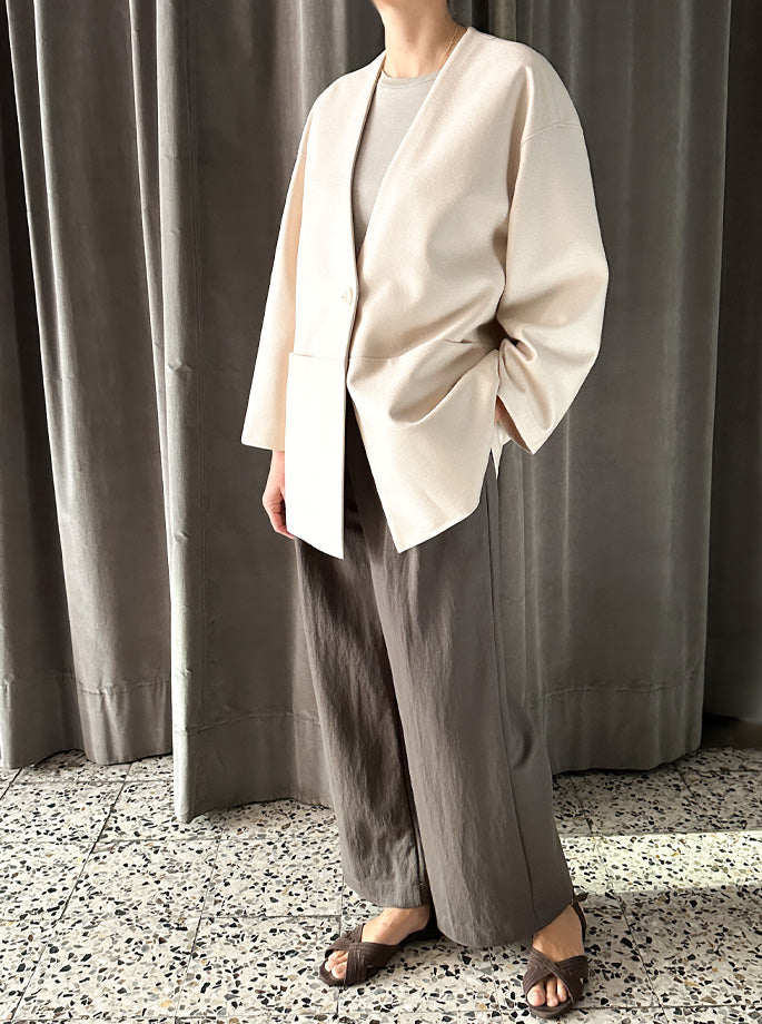 Harris Wharf - Cardigan/jacket Cream