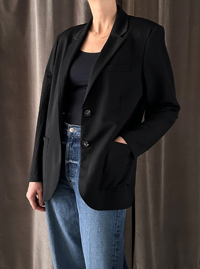 Harris Wharf - Rayon Blazer Sort