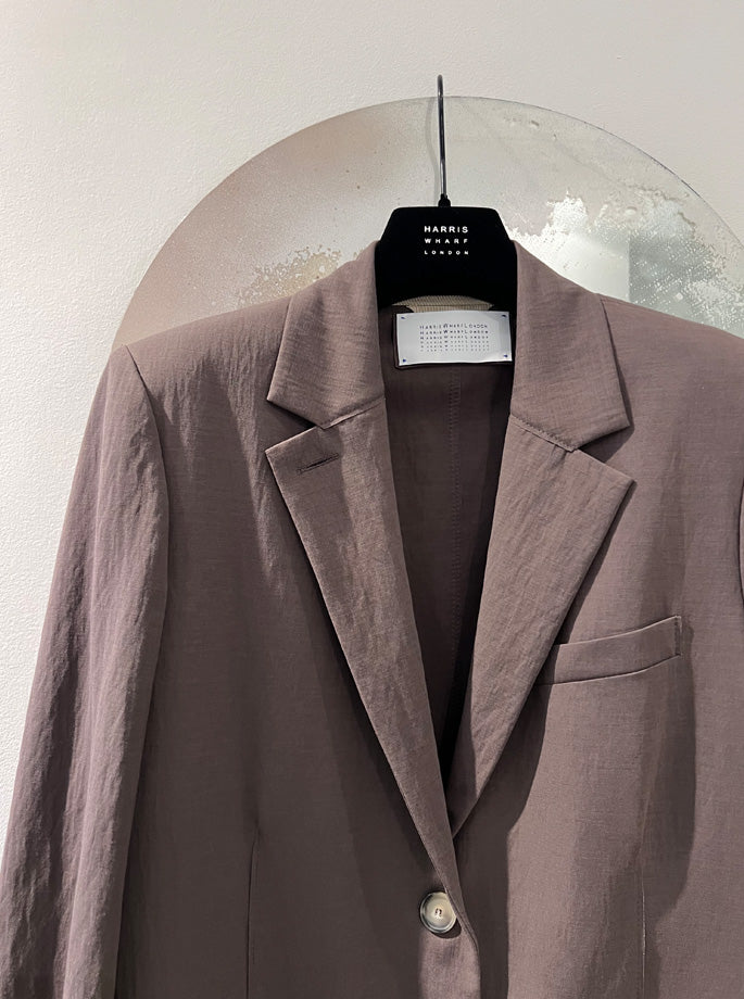 Harris Wharf - Travel Blazer Ebony Grey - Organic Fashion - ES Webshop