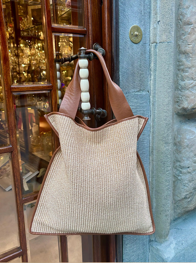 Infinito 2012 - Sofie Bag Brown Raffia