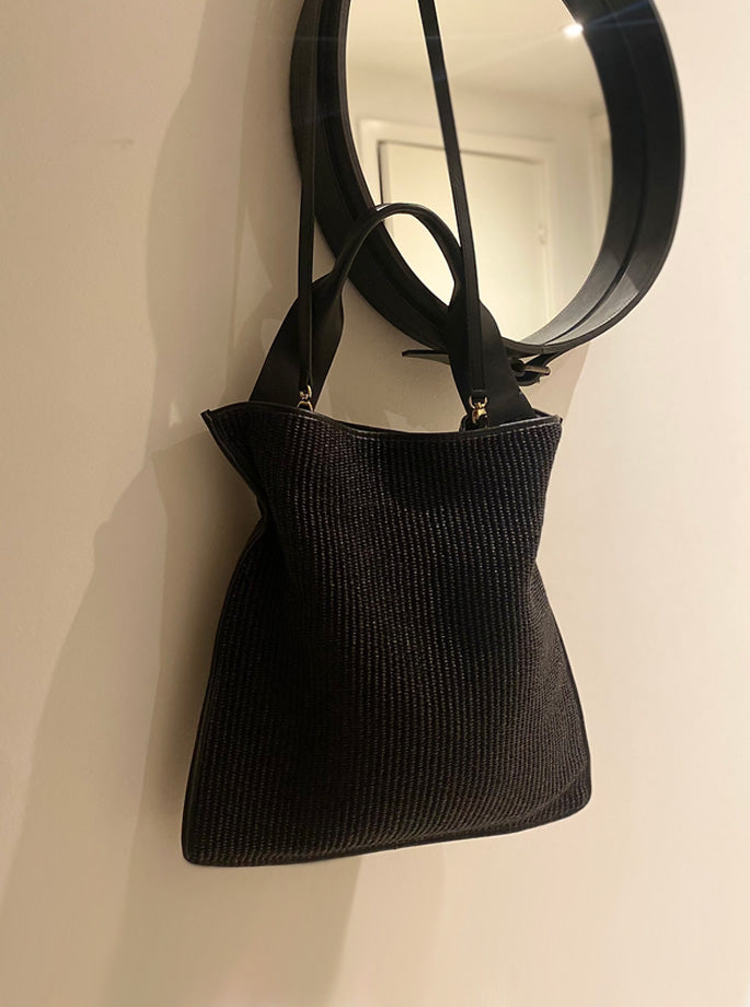 Infinito 2012 - Sofie Bag Black Raffia