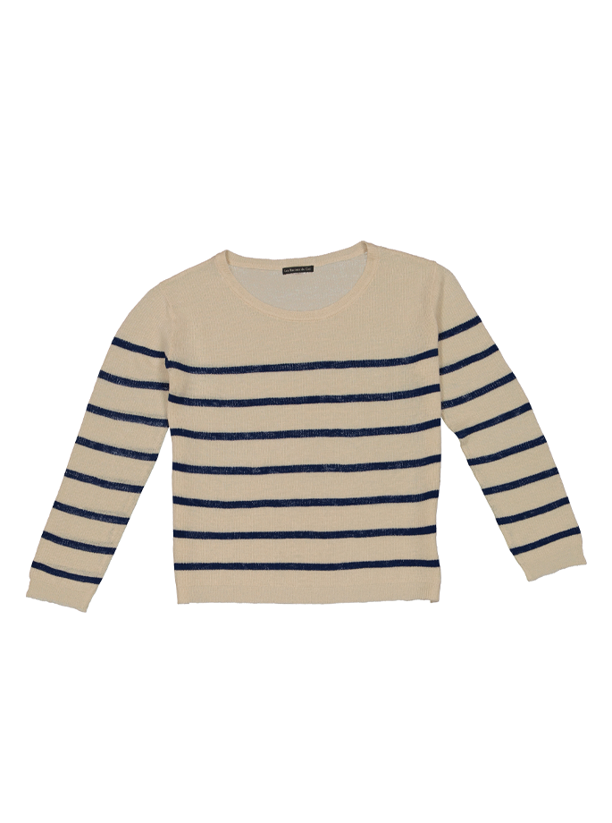 Les Racines du Ciel - Glaieul Sweater Off White/Blue