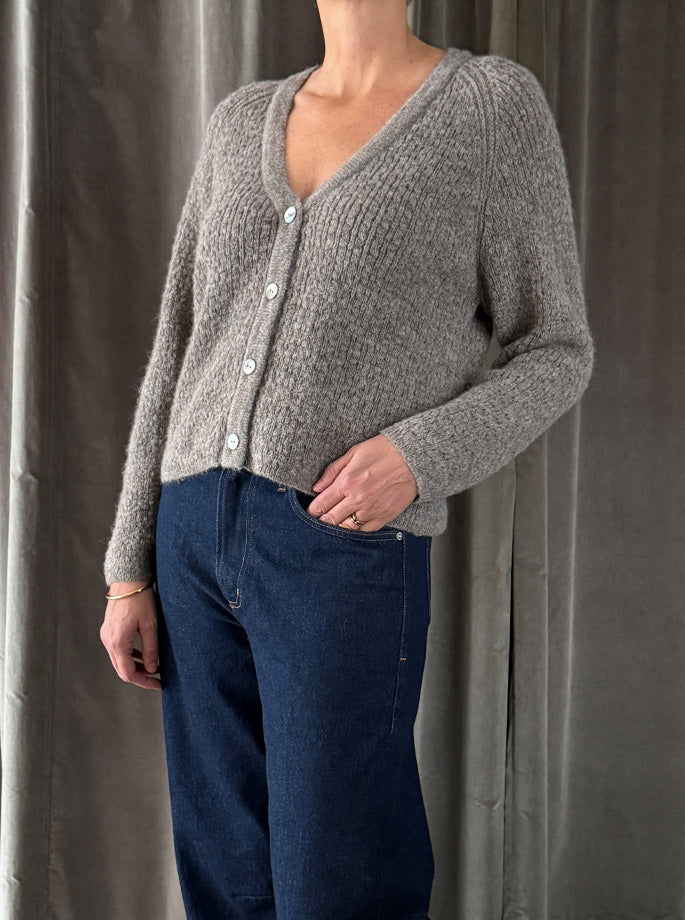 Les Racines du Ciel - Justine Cardigan Grege