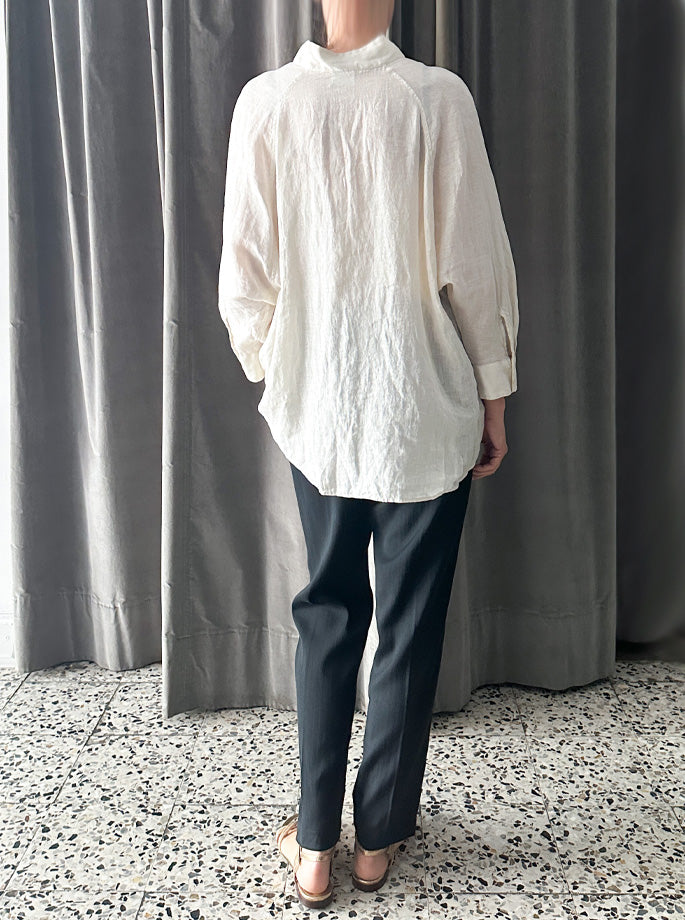 Bagutta - Lunat Shirt Off-white Linen
