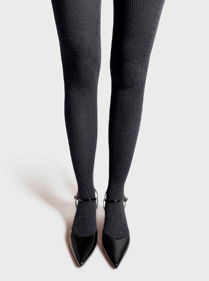 Mrs Hosiery - Velvet Matte Tights Black