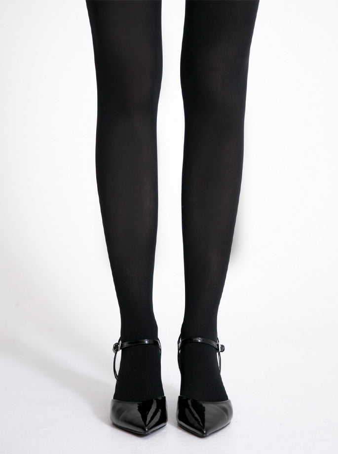 Mrs Hosiery - Velvet Matte Tights Black