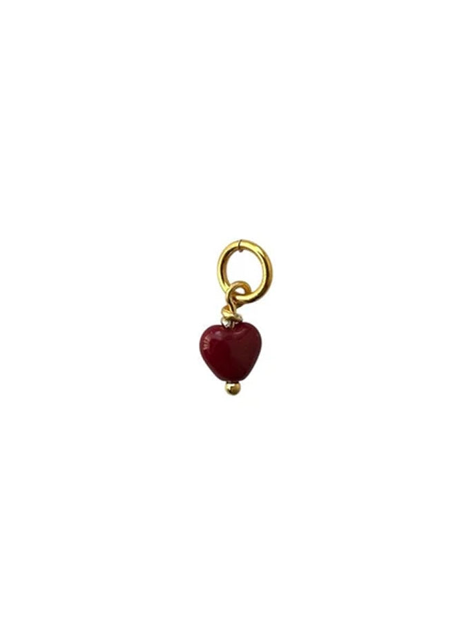 Pico - French Mini Heart Opal Pendant