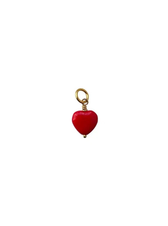 Pico - French Heart Pendant, Black