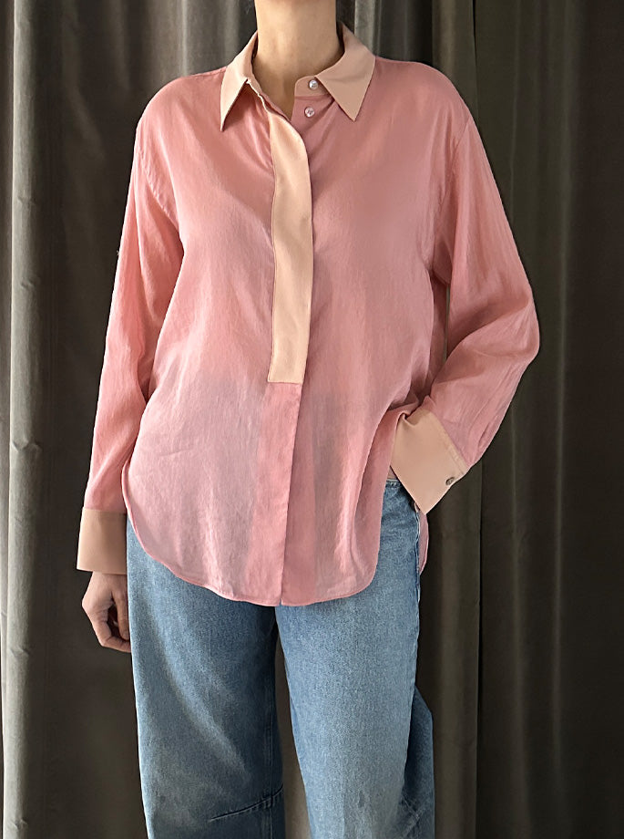 Forte Forte - My Shirt Crepe de Chine Peonia