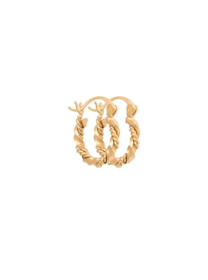 Pico - Andie Hoops Gold Plated Sterling Silver