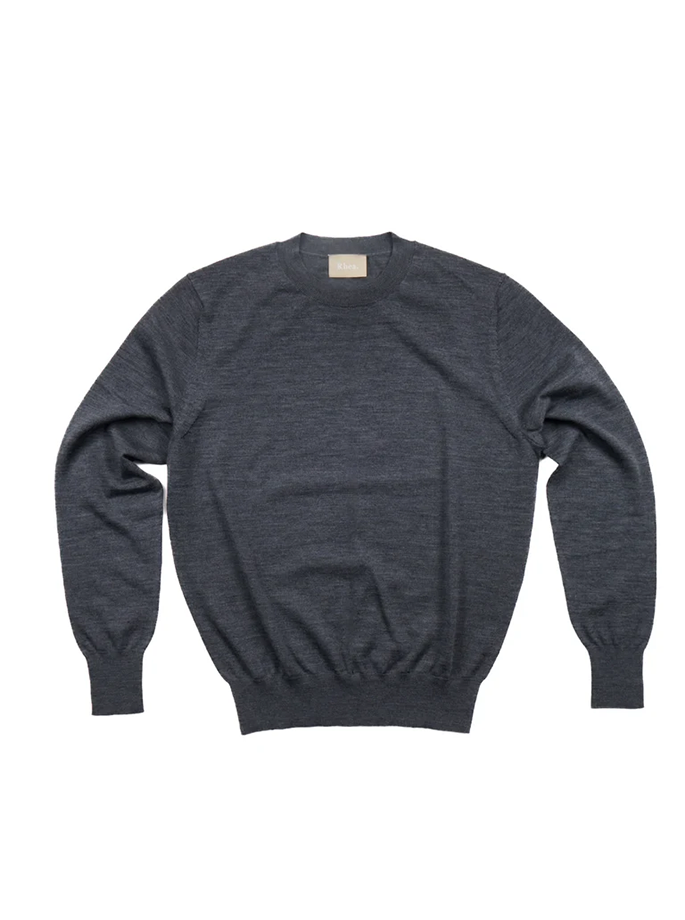 Rhea - Crew Merino Wool grå