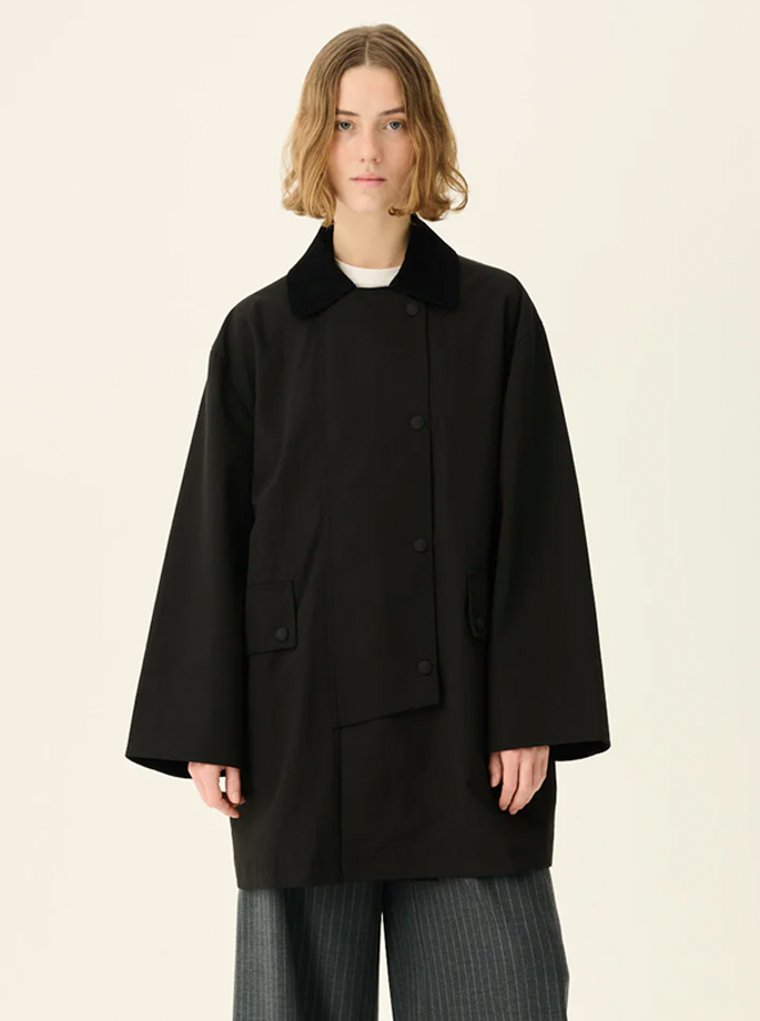 Rue De Tokyo - Cimana Heavy Trench Black