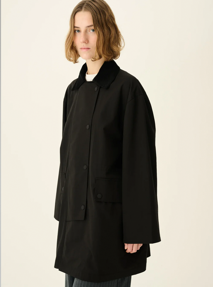 Rue De Tokyo - Cimana Heavy Trench Black