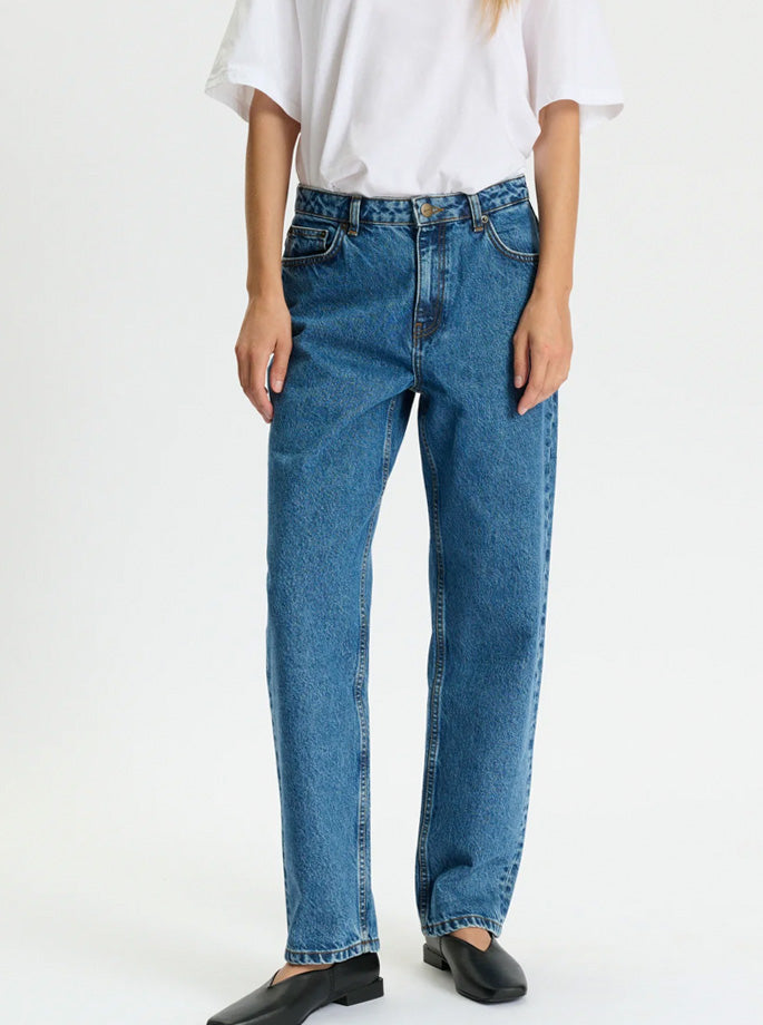 Shell - Allison Cropped Jeans Vintage Washed Blue