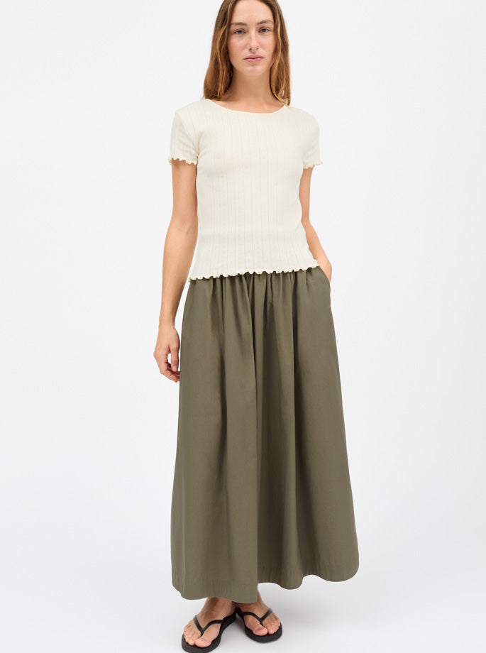 Shell - Dagny Skirt Khaki