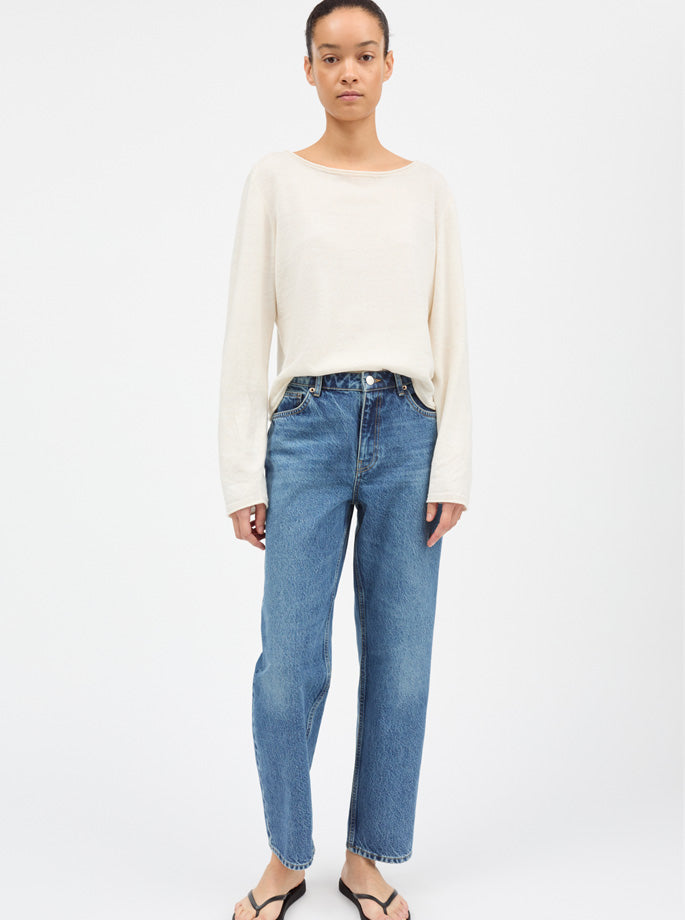 Shell - Allison Cropped Jeans Vintage Slouchy Blue