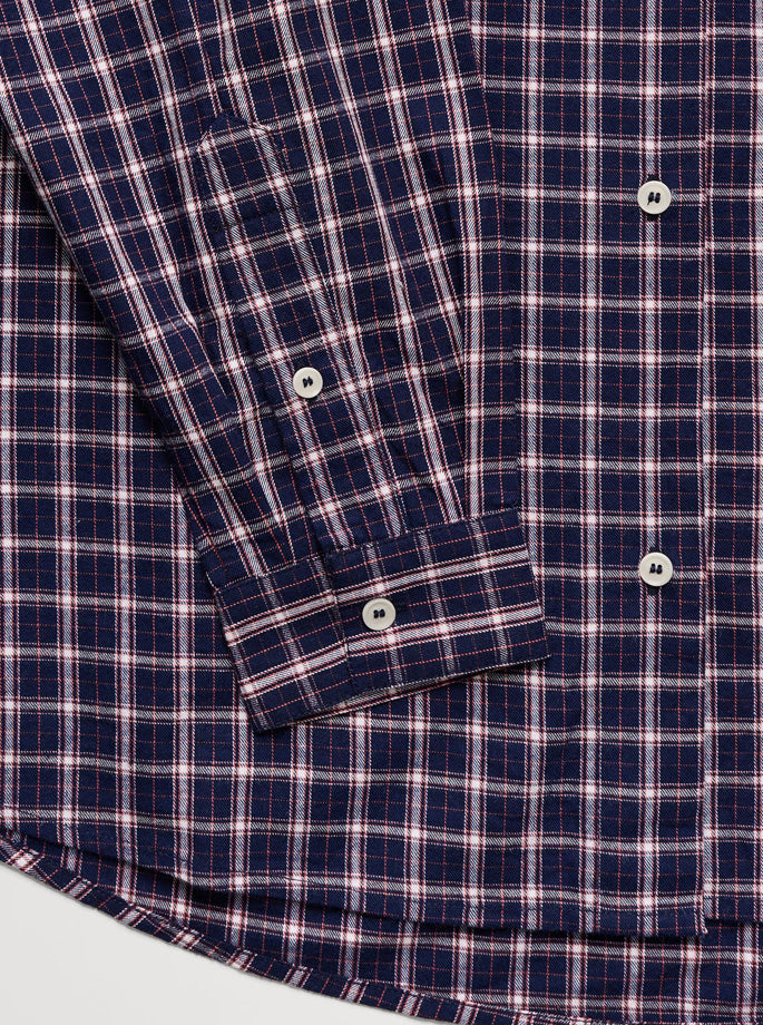 Skall Studio - Edgar Shirt Brown/Ecru Striped