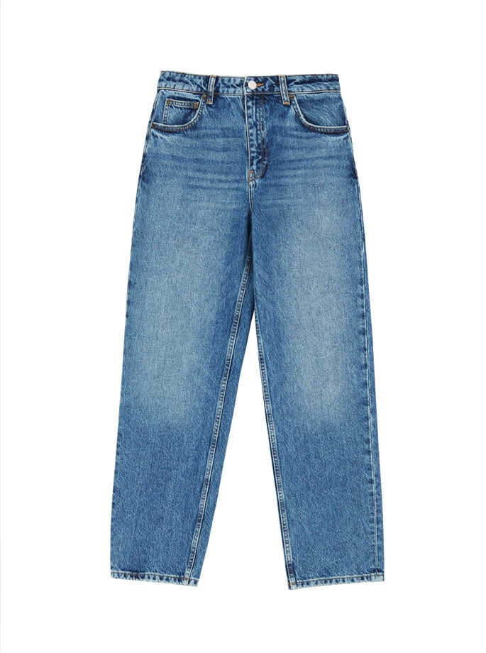 Shell - Allison Cropped Jeans Vintage Slouchy Blue