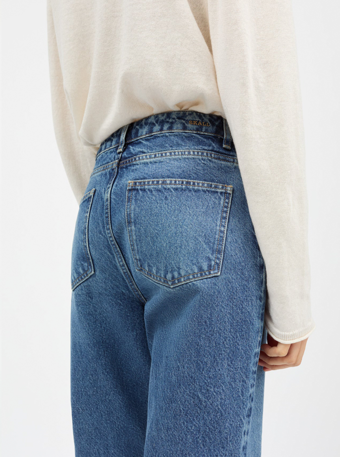 Shell - Allison Cropped Jeans Vintage Slouchy Blue