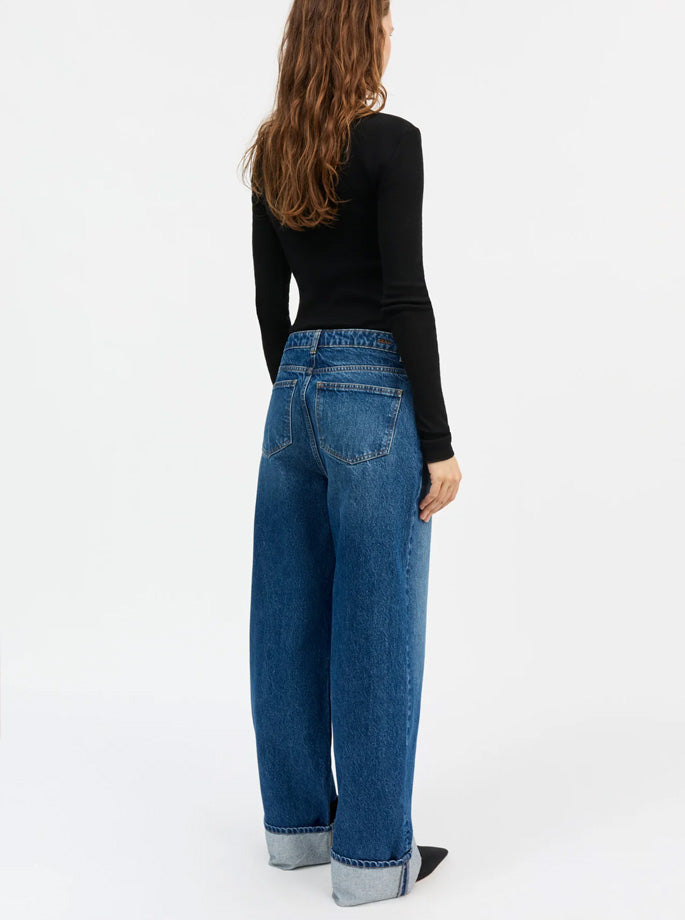 Shell - Allison Cropped Jeans Vintage Washed Blue