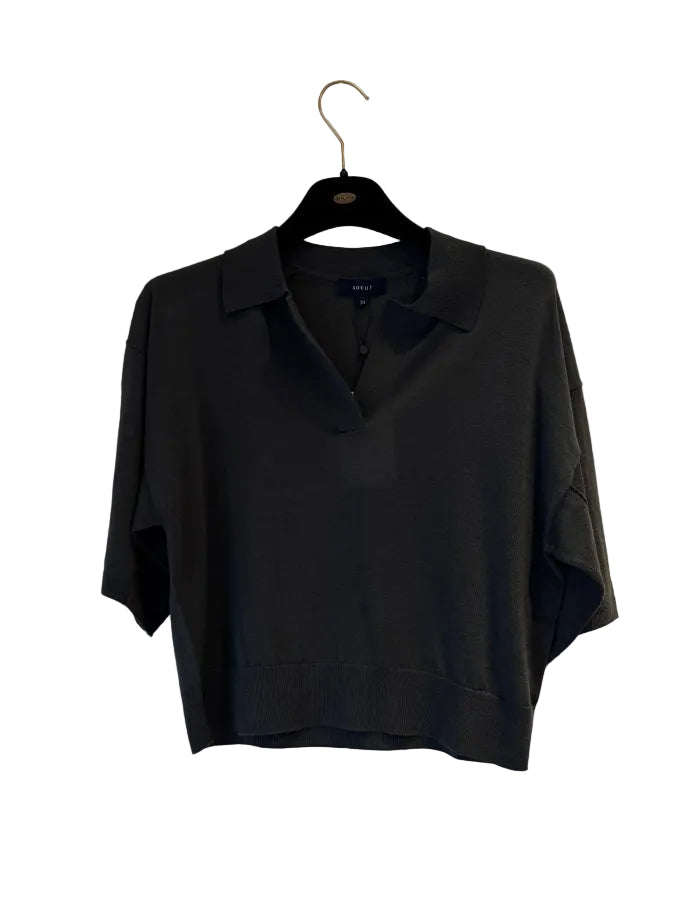 Soeur - Elton Pullover grey/green 