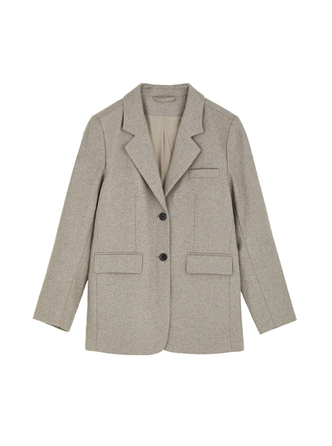 Skall Studio - Residence Blazer Light Grey - Organic Fashion - ES Webshop