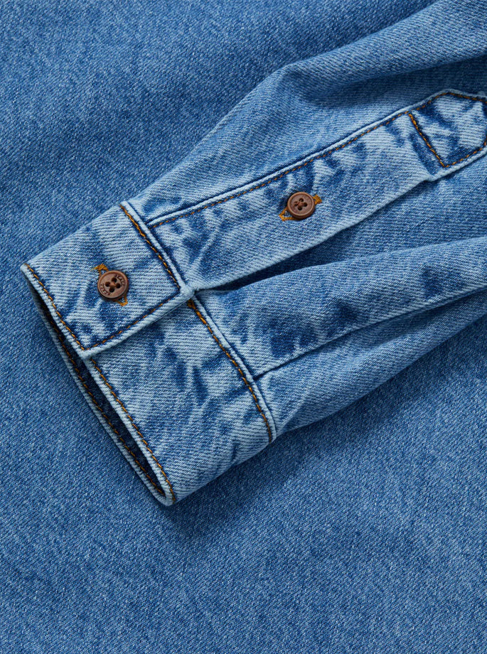 Skall Studio - Millington Shirt Washed Blue