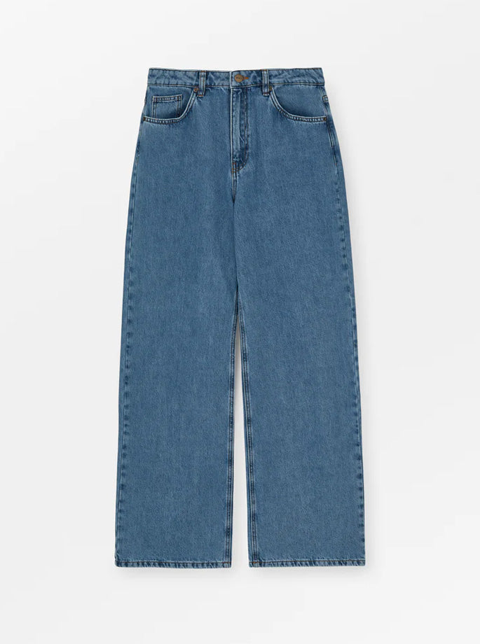 Skall Studio - Willow Wide Jeans Washed Blue