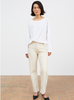 Skall Studio - Allison Cropped Jeans Ecru