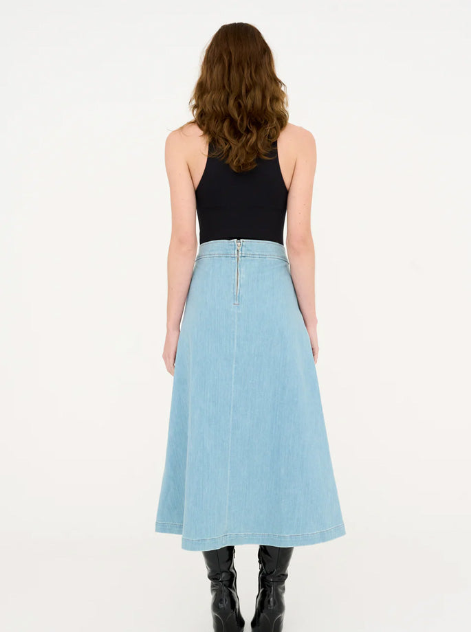 Tomorrow Denim - Ellen Ball Gown Skirt Denim Blue