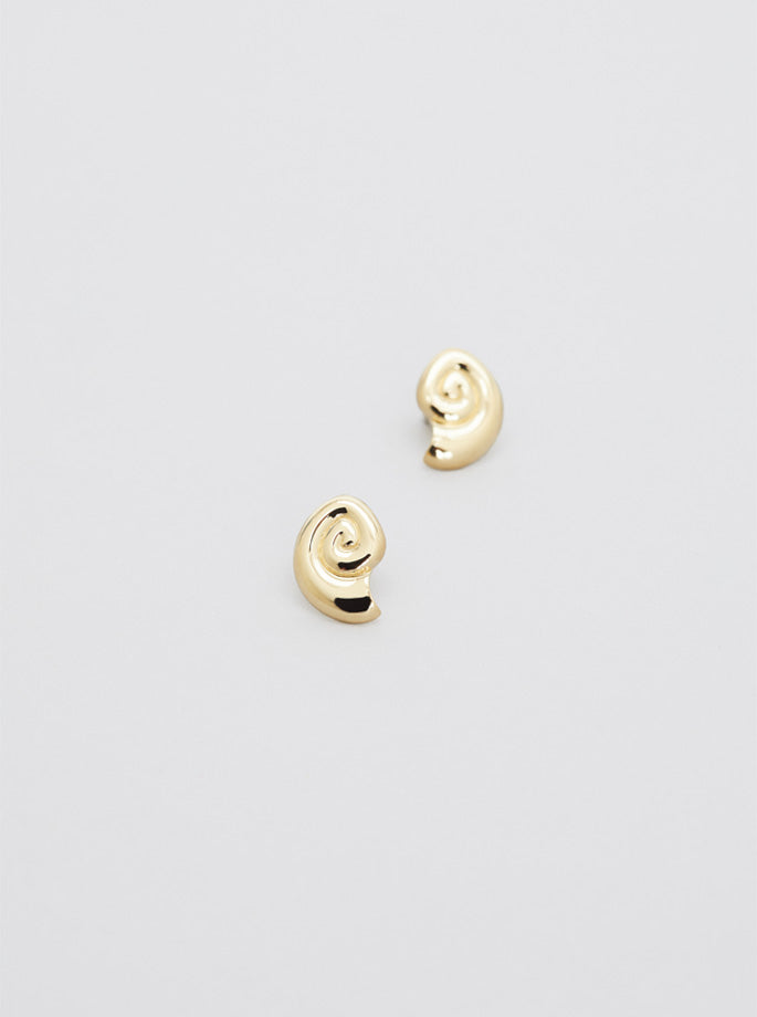 Trine Tuxen - Shade Stud Earring Gold