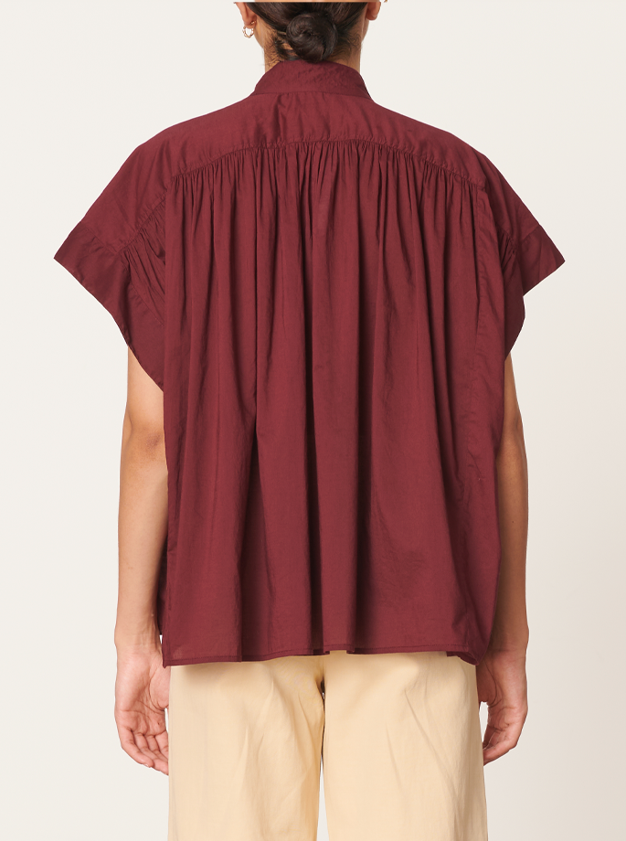 Vanessa Bruno - Cory Blouse Bordeaux