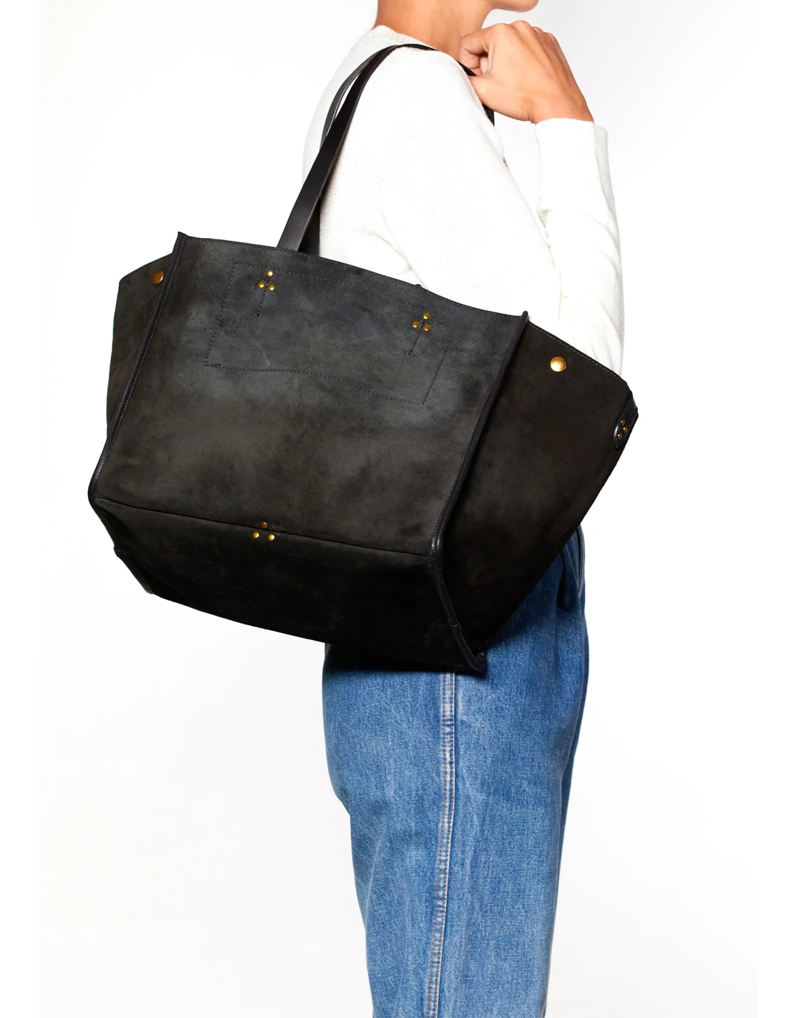 Jerome Dreyfuss - Leon Suede Bag Black