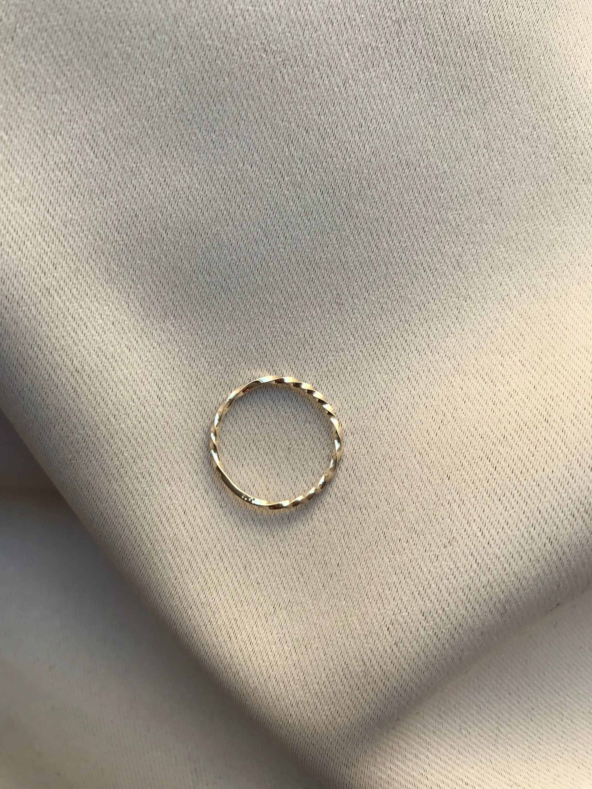 Nordenstam - Twist Ring Solid Gold - 8 Karat Guld - ES Webshop