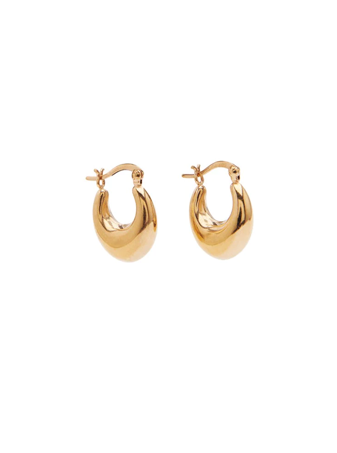 Pico - Ollie Hoops Petit Guld - 24 karat forgyldt messing - ES Webshop